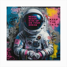 Never Give Up Your Dream Canvas Print