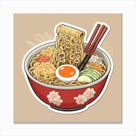 Asian Ramen 2 Canvas Print