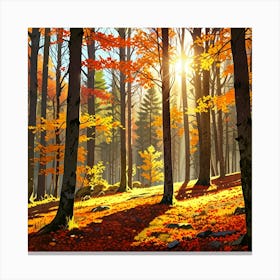 Autumn Forest 9 Canvas Print