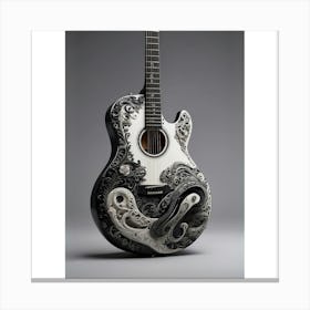 Yin and Yang in Guitar Harmony Canvas Print