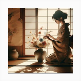 Japanese geisha 1 Canvas Print