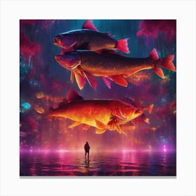 Fishes In The Water Canvas Print