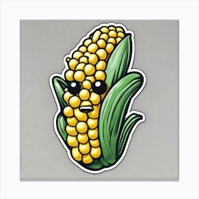 Sweetcorn As A Logo Perfect Composition Beautiful Detailed Intricate Insanely Detailed Octane Rend (2) Canvas Print
