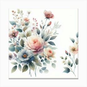 Flower that soothe my home Canvas Print