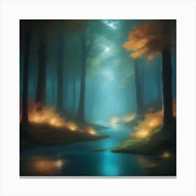 Mystical Forest Retreat 11 Canvas Print