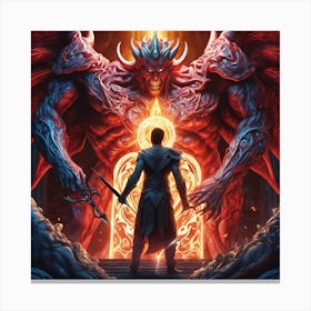 Demons And Dragons Canvas Print