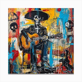 Mexican Skeleton Canvas Print