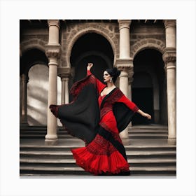 Flamenco Dancer 1 Canvas Print