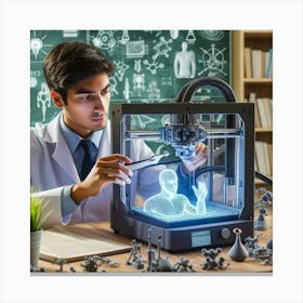 3d Printing Technology Canvas Print