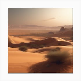 Desert Landscape - Desert Stock Videos & Royalty-Free Footage 28 Canvas Print