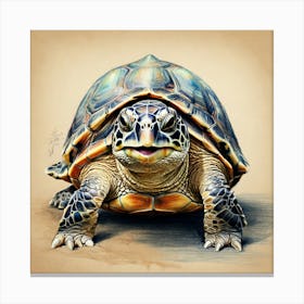 Turtle 30 Canvas Print