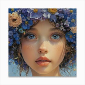 Flower Girl 6 Canvas Print