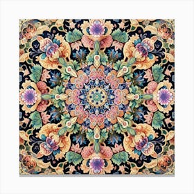 Floral Mandala Canvas Print