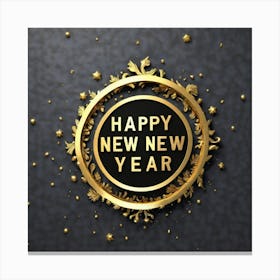 Happy New Year 16 Canvas Print