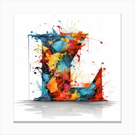 Letter L Canvas Print