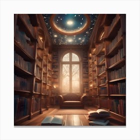 Library Canvas Print