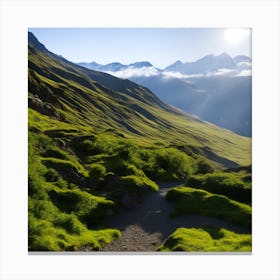 Swiss Alps Canvas Print