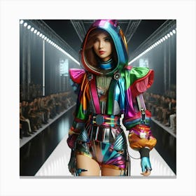 Female Futuristic Canvas Print