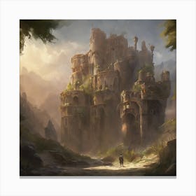 Fantasy Castle 83 Canvas Print