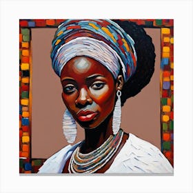 African Woman 1 Canvas Print