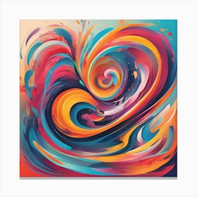 Abstract Heart 1 Canvas Print