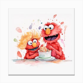 Sesame Street Canvas Print