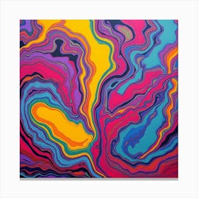 Psychedelic Swirls Canvas Print