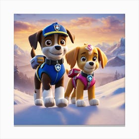 Paw Patrol remake 2 Canvas Print