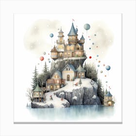 Enchanted Snowflakes Canvas Print