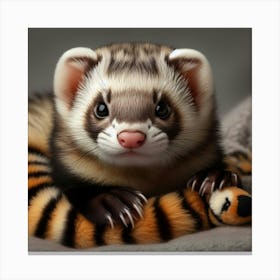 Ferret 11 Canvas Print