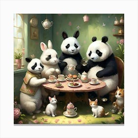 Tea Party Canvas Print