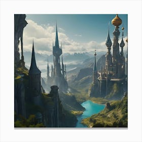 Fantasy World Canvas Print