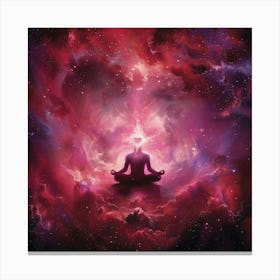 Meditation In Space Canvas Print