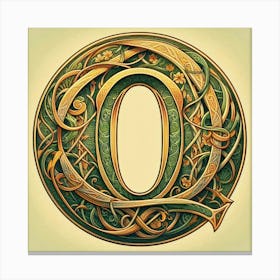 Letter OI Canvas Print