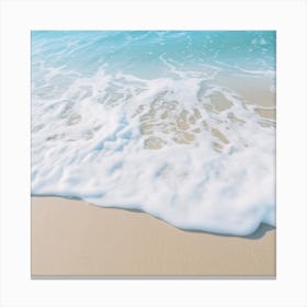 Beach White Sand Dunes Canvas Print