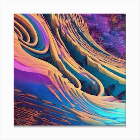 Abstract Fractal Art Canvas Print