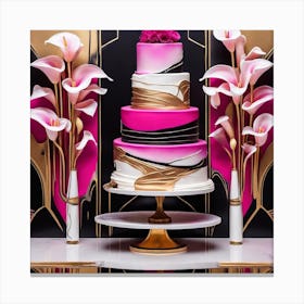 Pink Cake Canvas Print