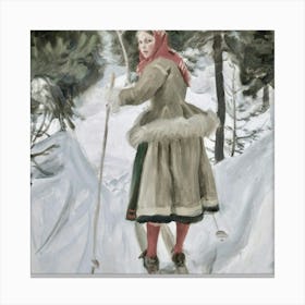 Vintage Christmas 23 2 Canvas Print