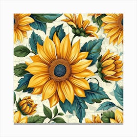 Sunflower 1 Canvas Print