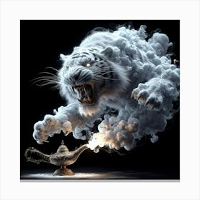 White Tiger 3 Canvas Print