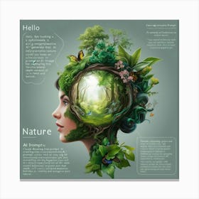 Nature Portrait Canvas Print