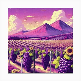 Purple Grapes 10 Canvas Print