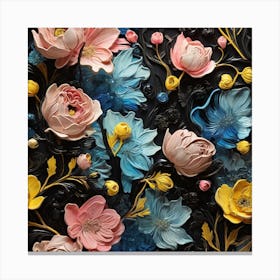 Floral pattern Canvas Print