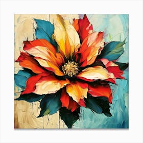 Poinsettia Canvas Print