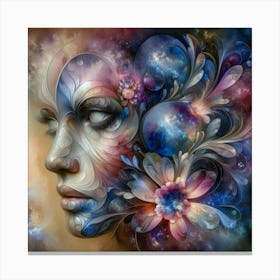 Psychedelic Woman Canvas Print