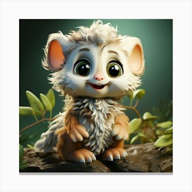 Cute Little Mouse 1 Canvas Print