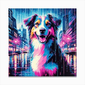 Travelling Dog Canvas Print