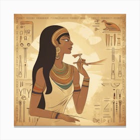 Egyptian Woman 19 Canvas Print