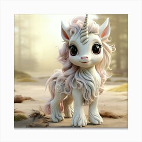 Little Unicorn 42 Canvas Print