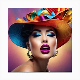 Colorful Hat 5 Canvas Print